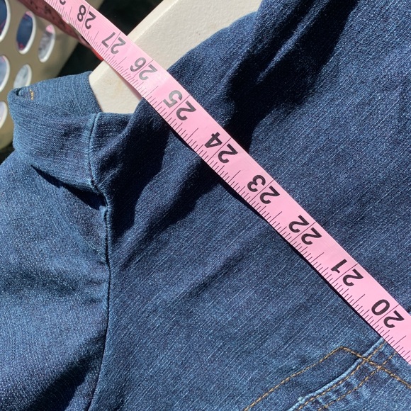 HYBRID & COMPANY Blue Jean Jacket Stretch Plus 2X - Picture 8 of 8